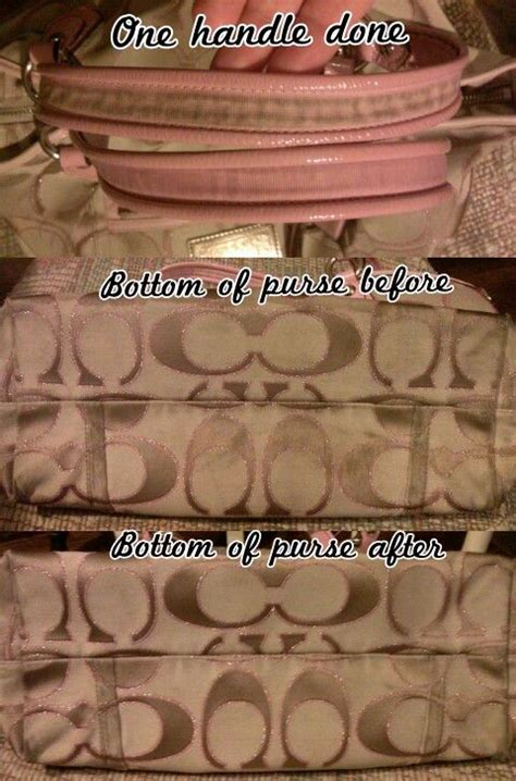 best way to clean a coach purse